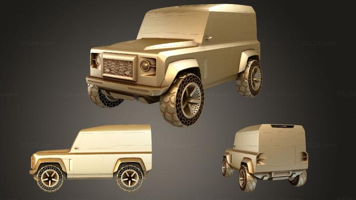 Vehicles (CYBER DEFENDER, CARS_1234) 3D models for cnc